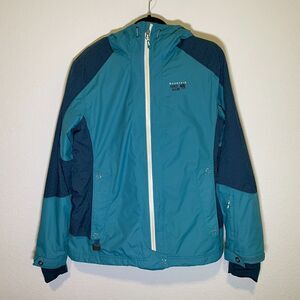 Mountain Hard Wear Hoodie‎ Jacket Women's Large Blue Full Zipper Long Sleeve